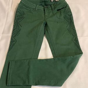 Miss Me size 27 mid rise skinny jeans – hunter green